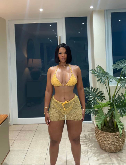 Golden Noir Swimwear