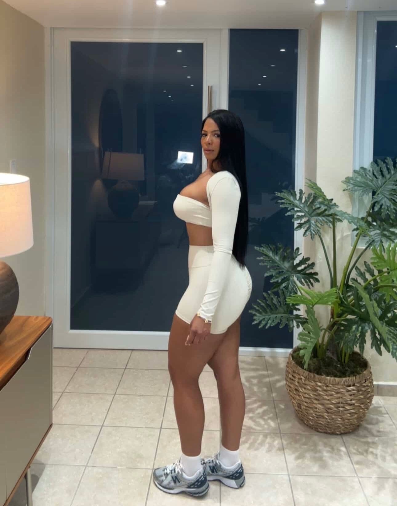 Cream Mini Jacket Set