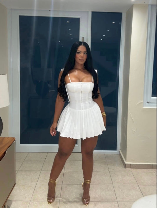 White AS Mini Dress