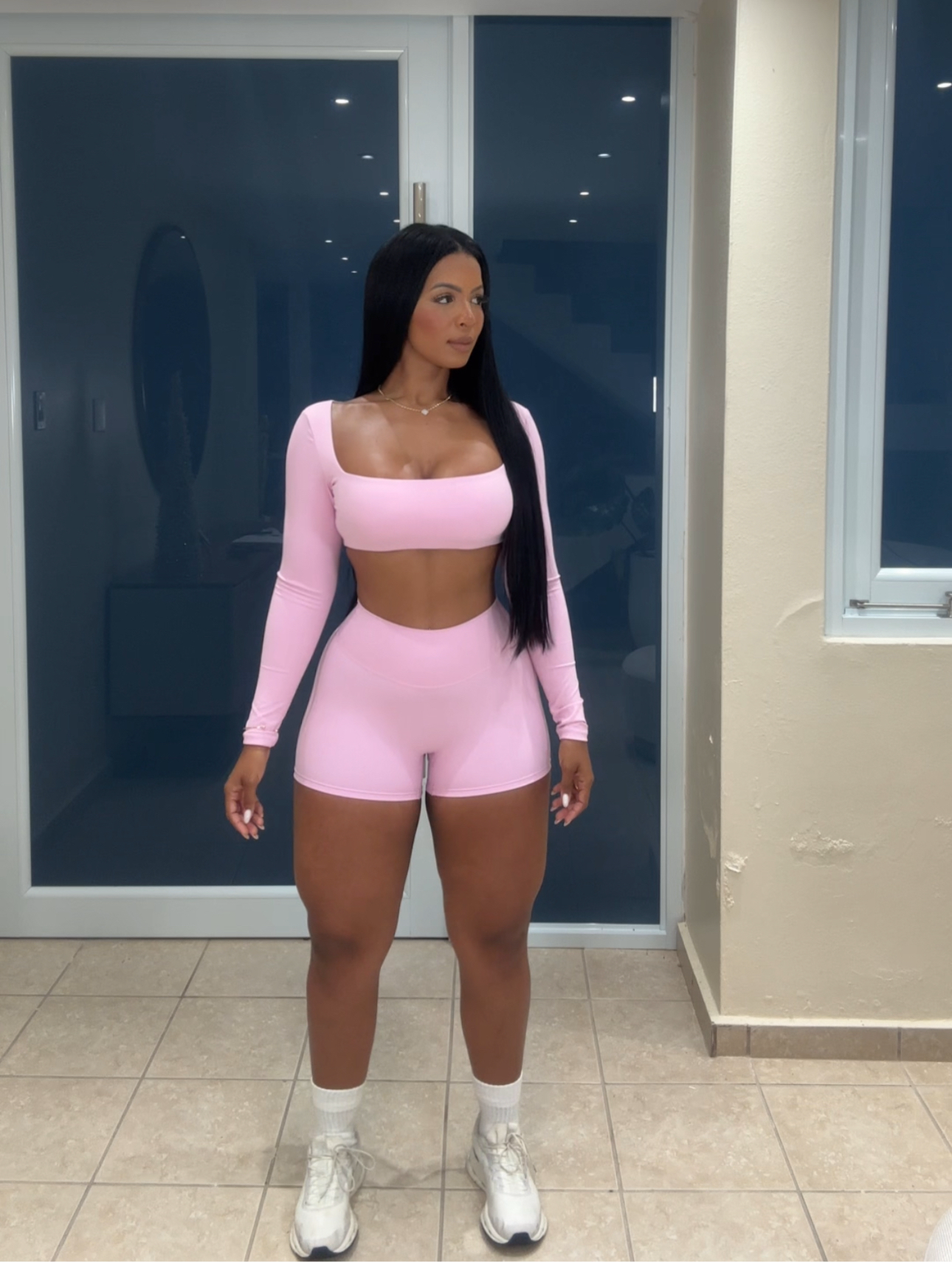 Baby Pink Fit Set