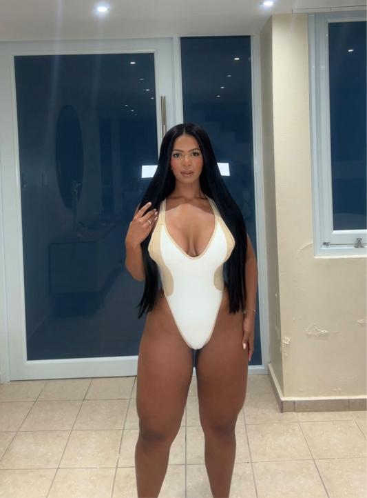 White-Cream Asthetik Swimwear