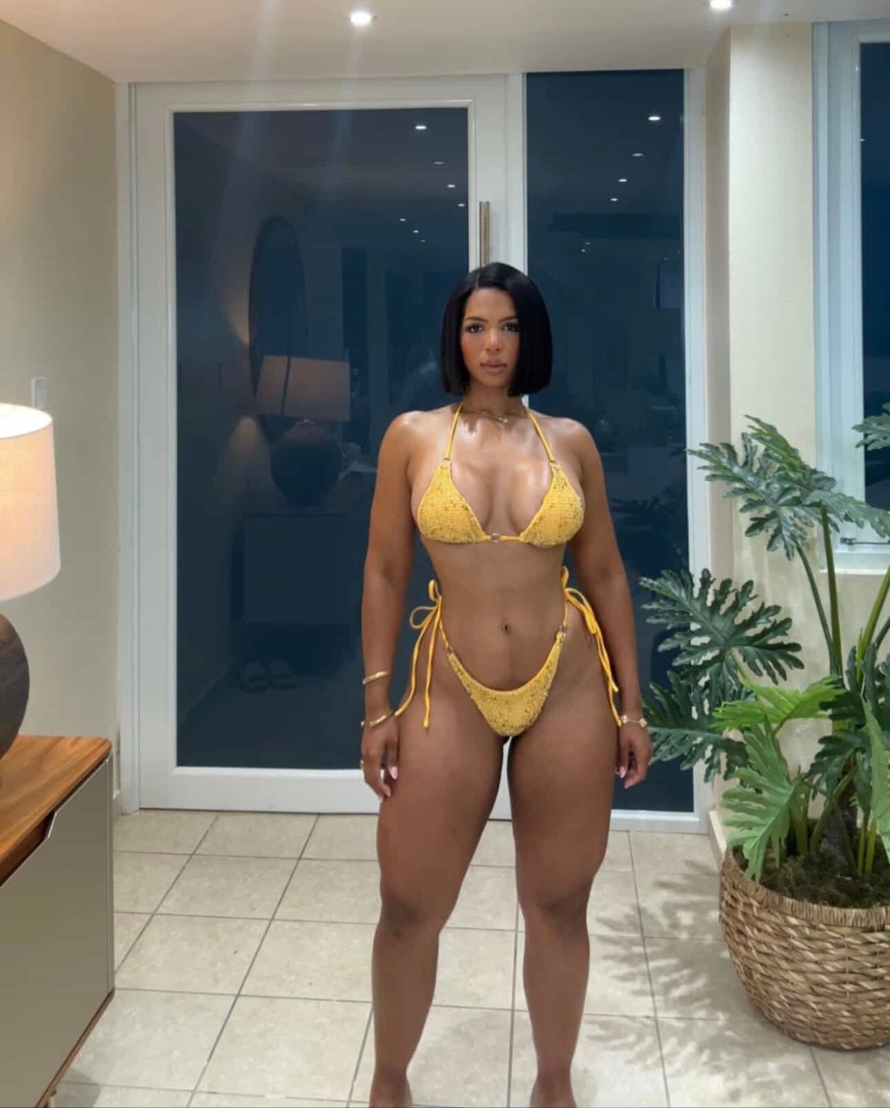 Golden Noir Swimwear
