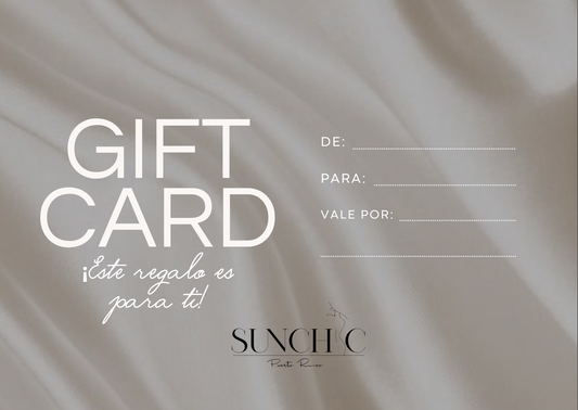 Gift Card Sunchic